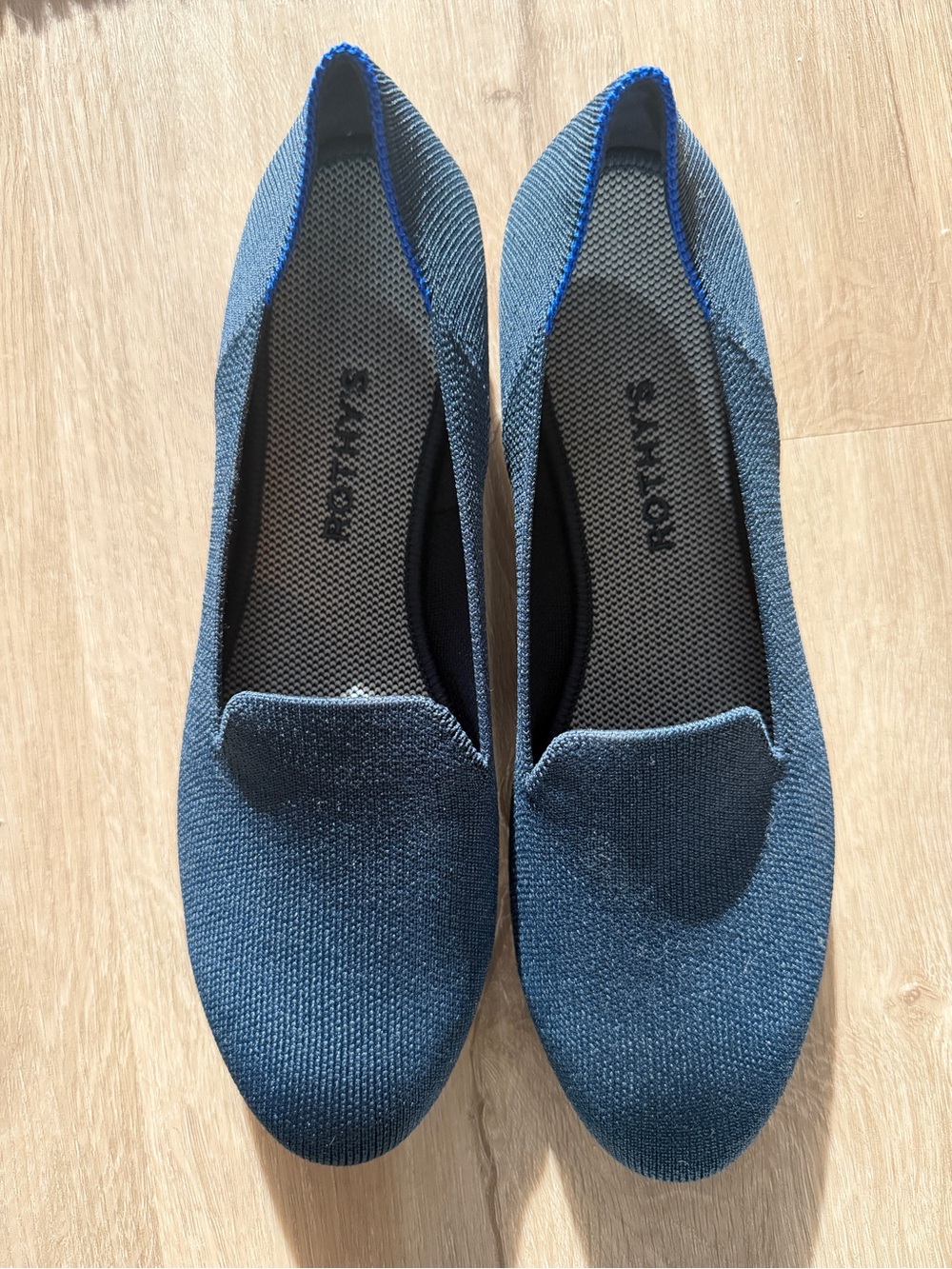 Rothy's Women's Knit Slip-On Flats in Deep Blue